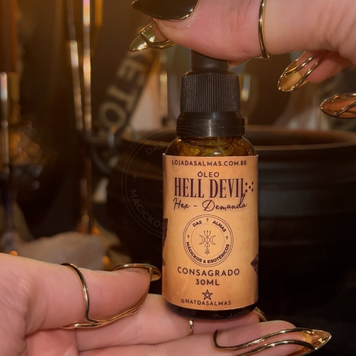Hell Devil Hex Oil (Óleo de Maldição e Demanda)